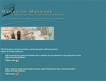 Tablet Screenshot of manuscrits.biu-montpellier.fr